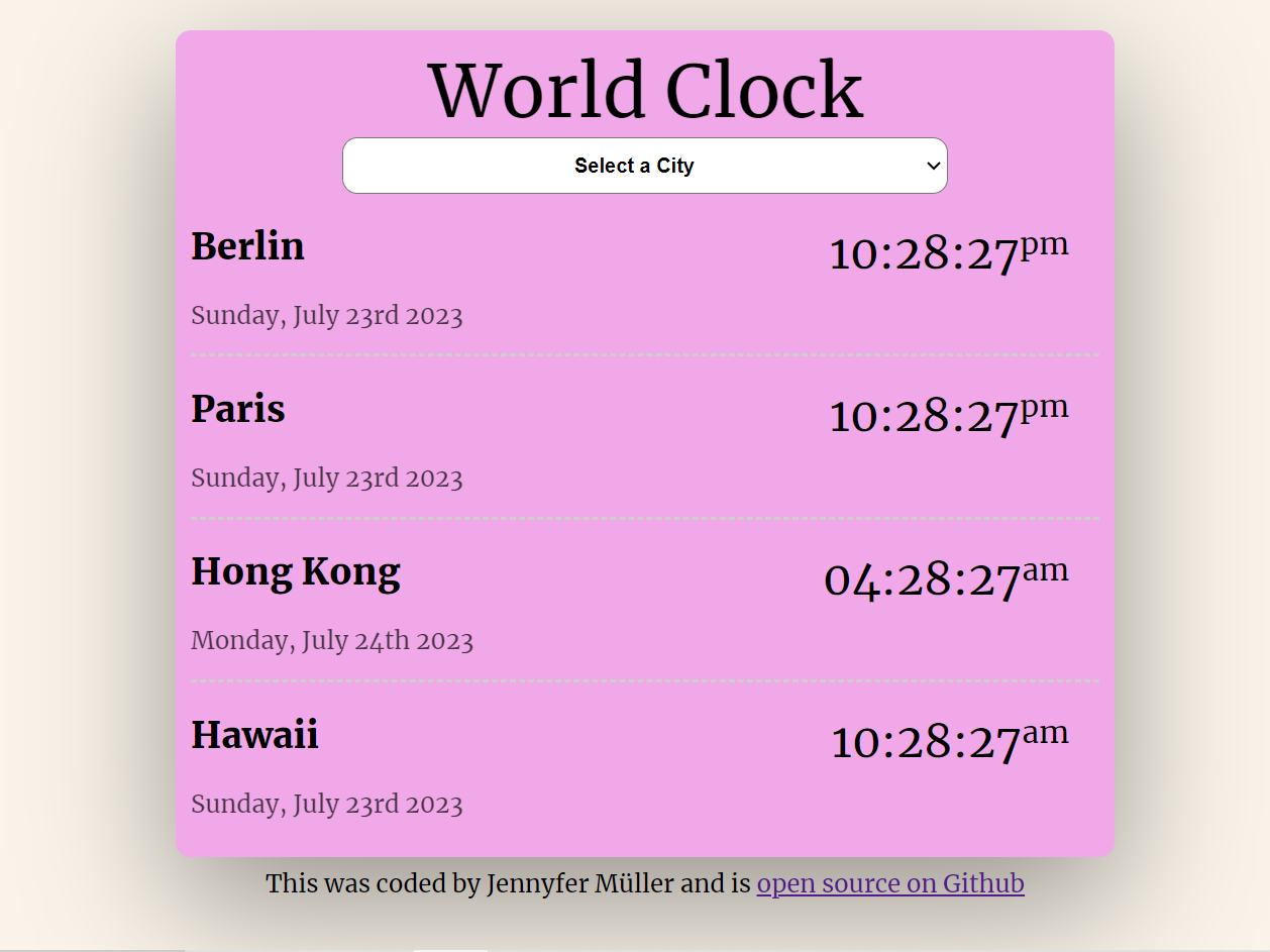 World-Clock